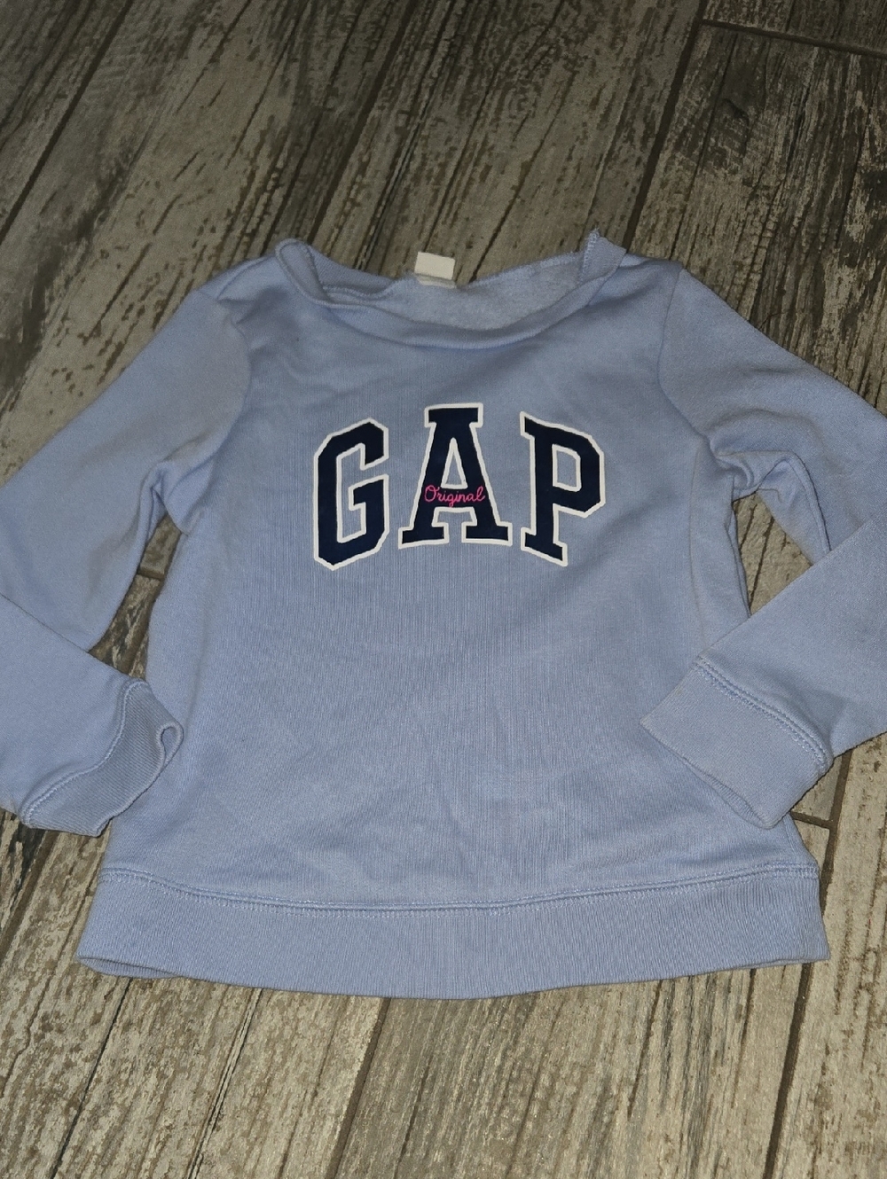 GAP Light Blue Logo Sweatshirt